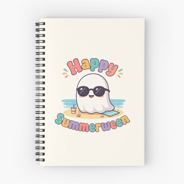 Item preview, Cute Summerween Ghost on the Beach with Sunglasses designed and sold by SweetLilith.