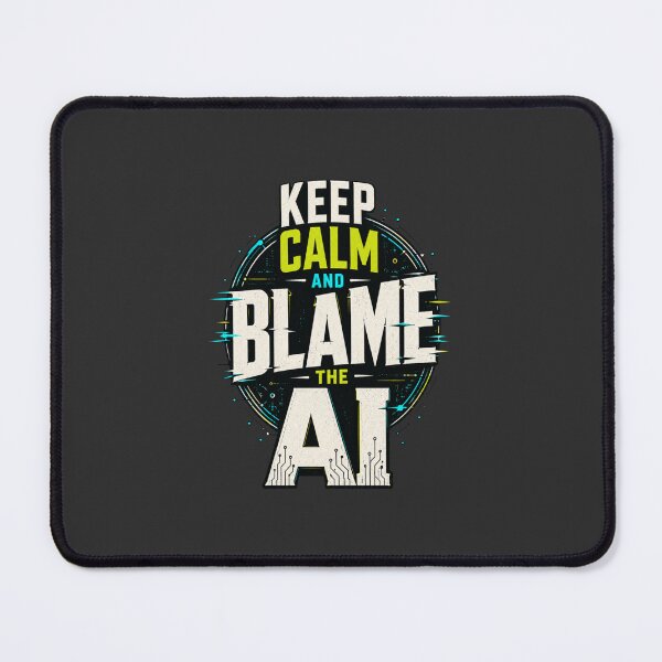 Item preview, Keep Calm And Blame The AI designed and sold by PunchDrop.