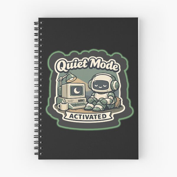 Item preview, Quiet Mode Activated designed and sold by QuietNovaShop.
