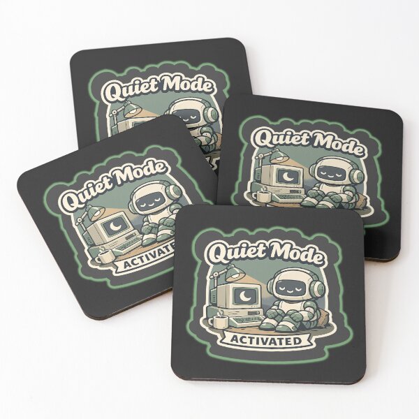 Item preview, Quiet Mode Activated designed and sold by QuietNovaShop.
