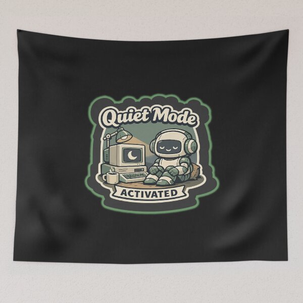 Item preview, Quiet Mode Activated designed and sold by QuietNovaShop.