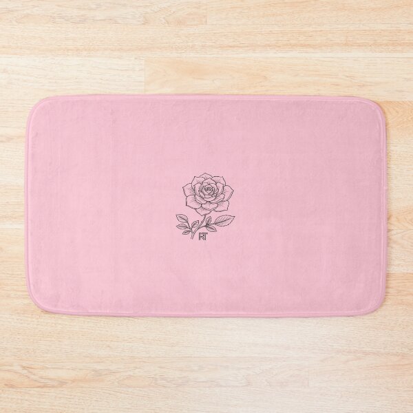 Item preview, Minimalist Rose Line Art with RT Monogram designed and sold by RawTaste.