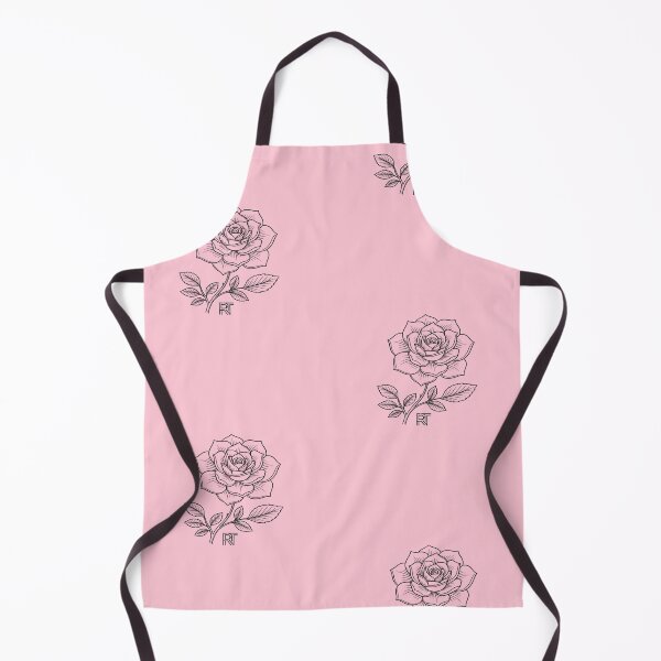 Item preview, Minimalist Rose Line Art with RT Monogram designed and sold by RawTaste.