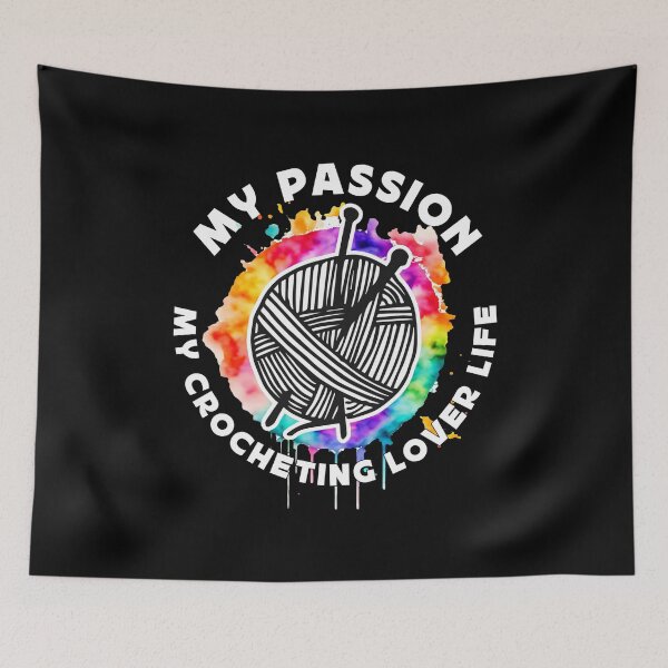 Item preview, Crocheting Lover My Passion My Crocheting Knitting designed and sold by tshirtconcepts.