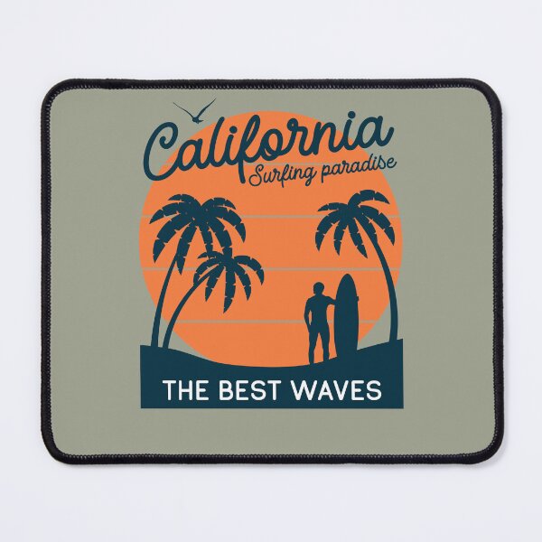 Item preview, California Surfing Paradise, The Best Waves Funny Gifts for Surfing Lover designed and sold by MalwasBasket.