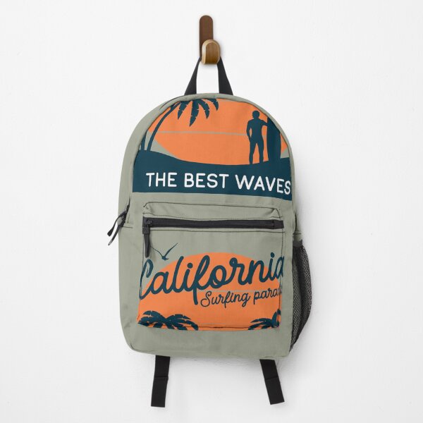 Item preview, California Surfing Paradise, The Best Waves Funny Gifts for Surfing Lover designed and sold by MalwasBasket.