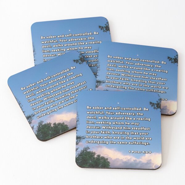Item preview, 1 Peter 5:8-9 Be sober and self-controlled - landscape photograph designed and sold by InsprtnlArtbyDP.