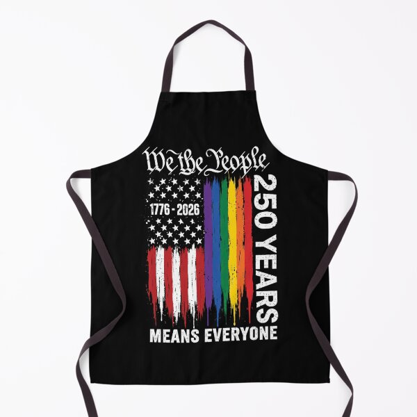 Item preview, We The People Means Everyone 250 Years USA Flag LGBT designed and sold by NicowrmSArt.