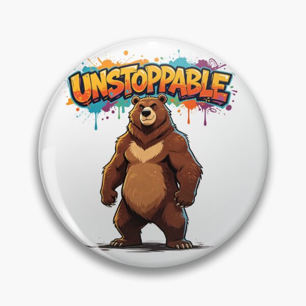 Item preview, Unstoppable Bear Unbreakable Spirit designed and sold by LINSSEX Style • Urban & Sport Streetwear.