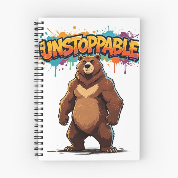 Item preview, Unstoppable Bear Unbreakable Spirit designed and sold by LINSSEX Style • Urban & Sport Streetwear.