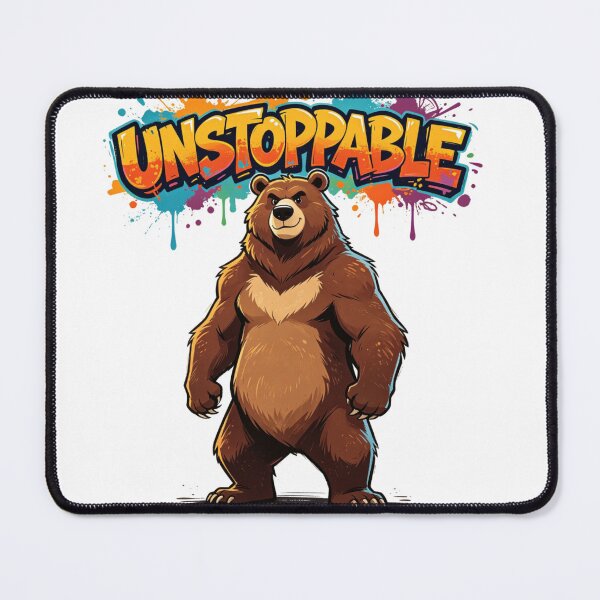 Item preview, Unstoppable Bear Unbreakable Spirit designed and sold by LINSSEX Style • Urban & Sport Streetwear.