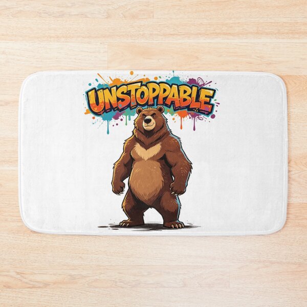 Item preview, Unstoppable Bear Unbreakable Spirit designed and sold by LINSSEX Style • Urban & Sport Streetwear.