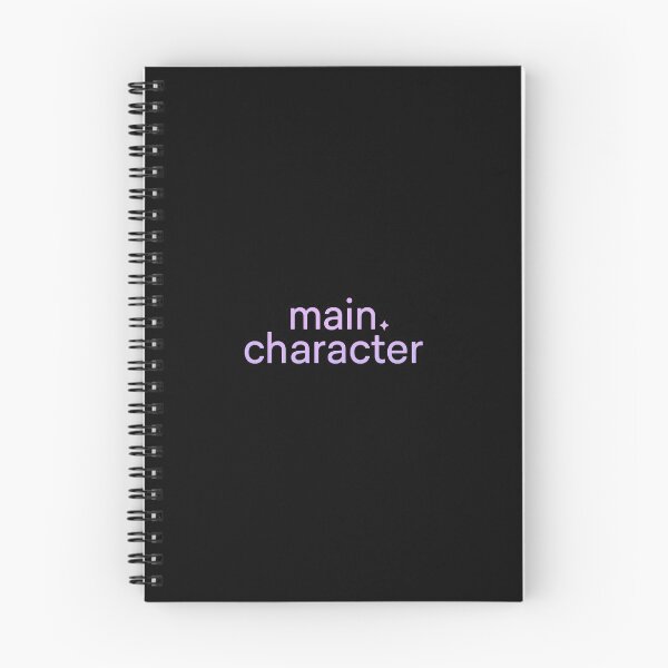 Item preview, Main Character Aesthetic Minimal Text designed and sold by GreatArtista.