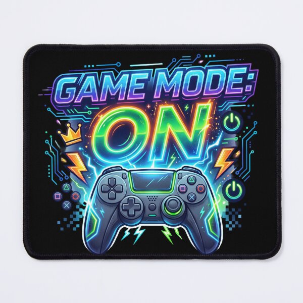 Item preview, Game Mode: ON – Gamer Gaming Setup Design designed and sold by StoneByTheMoon.