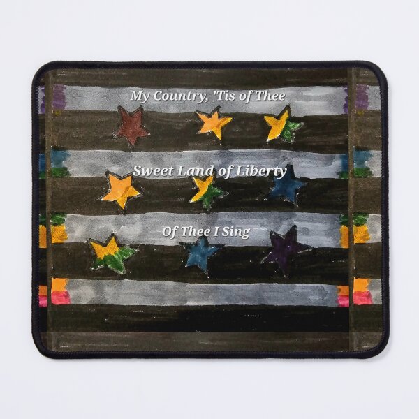 Item preview, My Country Tis of Thee Rainbow Stars and Stripes  designed and sold by DancingCreek.