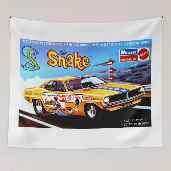 Item preview, Sanke Funny car box art designed and sold by The Retromotel.