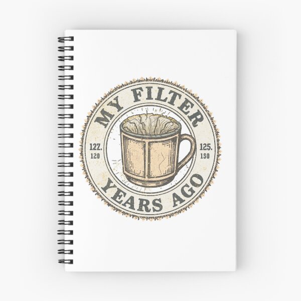Item preview, My Filter Years Ago | Funny Inappropriate Coffee Lover Vintage Graphic T-Shirt designed and sold by Vvmd.