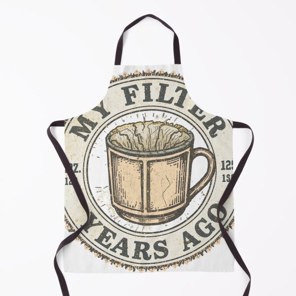 Item preview, My Filter Years Ago | Funny Inappropriate Coffee Lover Vintage Graphic T-Shirt designed and sold by Vvmd.