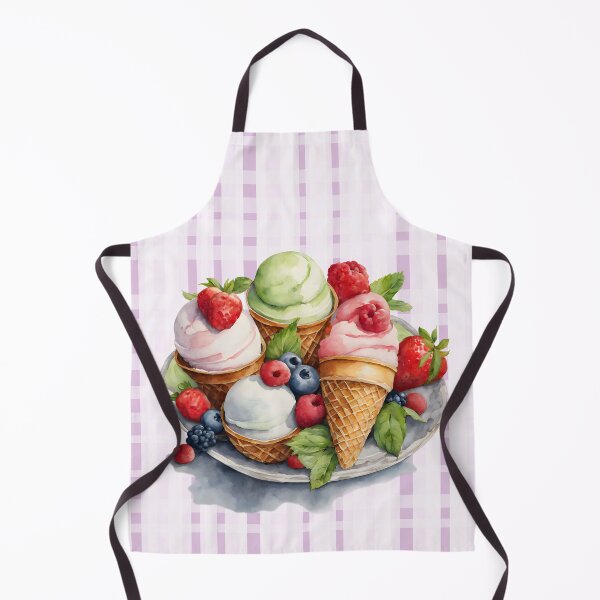 Item preview, Fruit Ice Cream on a Plate | Summer Design designed and sold by UnhingedBird.