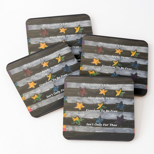 Item preview, Freedom To Be Free Rainbow Stars and Stripes  designed and sold by DancingCreek.