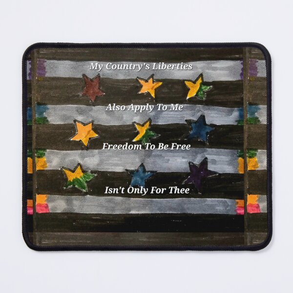 Item preview, Freedom To Be Free Rainbow Stars and Stripes  designed and sold by DancingCreek.