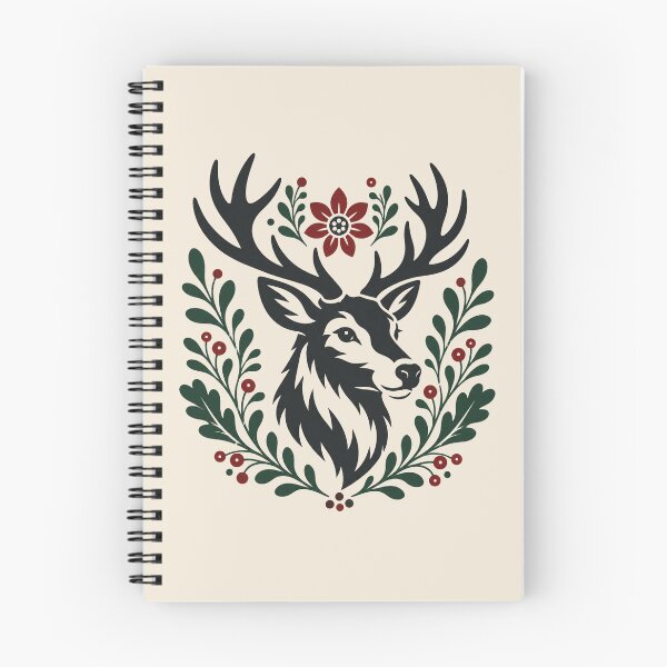 Item preview, Polish Folk Roe Deer | Woodland Folk Art | Forest Animal Illustration designed and sold by Galskap.