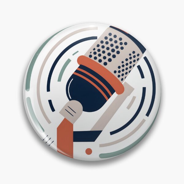 Item preview, Aesthetic Streaming Microphone Neon Soundwave Art designed and sold by PixelThrive.