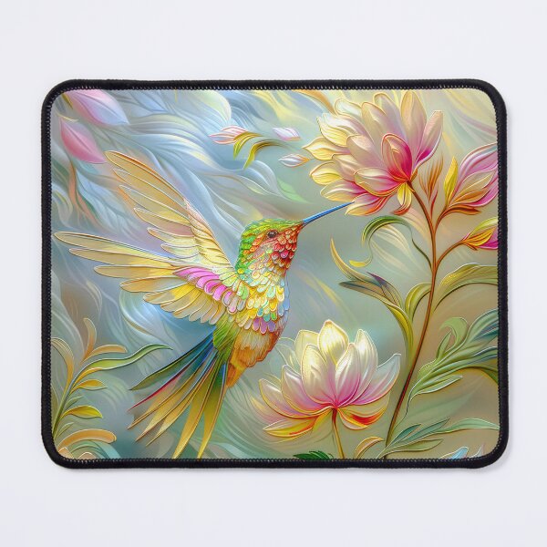 Item preview, Hummingbird Among Blooming Flowers designed and sold by MargaretWiktor.