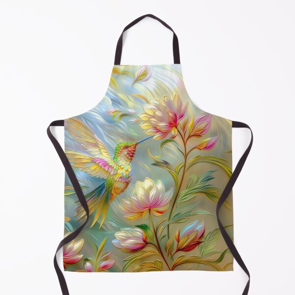 Item preview, Hummingbird Among Blooming Flowers designed and sold by MargaretWiktor.