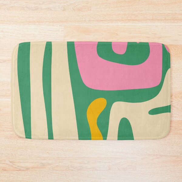 Item preview, Abstract Retro Colorful Kwaito Pattern Green Pink Mustard designed and sold by kierkegaard.