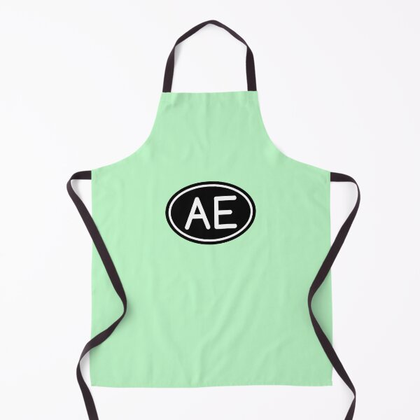 Aperçu de l'œuvre AE Initiales Monogramme Ovale Lettres Blanches créée et vendue par Jeallan Designs.