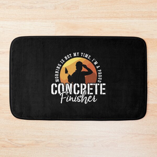 Item preview, Concrete Finisher Morning Is Not My Time Concreter designed and sold by tshirtconcepts.