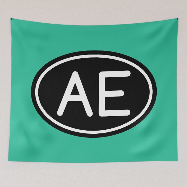 Item preview, Letras blancas ovaladas con monograma de iniciales AE designed and sold by Jeallan Designs.