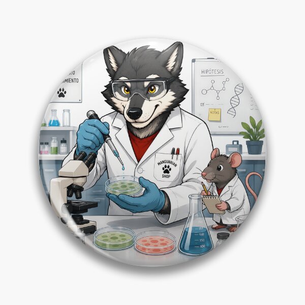 Item preview, The Scientist Wolf designed and sold by Mangurrian Shop.