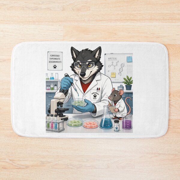 Item preview, The Scientist Wolf designed and sold by Mangurrian Shop.