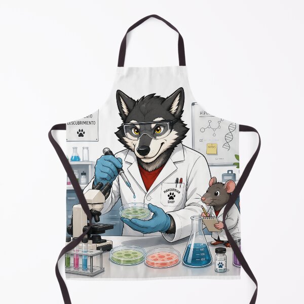 Item preview, The Scientist Wolf designed and sold by Mangurrian Shop.