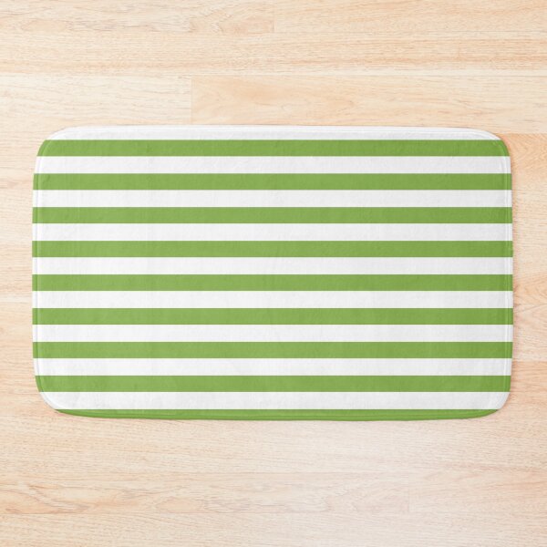 Item preview, COLOUR OF THE YEAR 2017|GREENERY STRIPES HORIZONTAL designed and sold by ozcushionstoo.