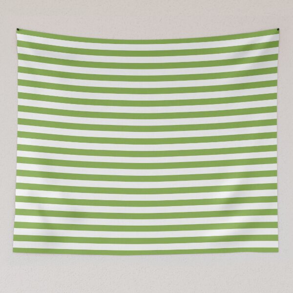 Item preview, COLOUR OF THE YEAR 2017|GREENERY STRIPES HORIZONTAL designed and sold by ozcushionstoo.
