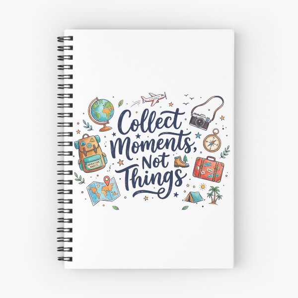 Item preview, Collect Moments Not Things – Travel Lovers Inspirational Design designed and sold by StoneByTheMoon.
