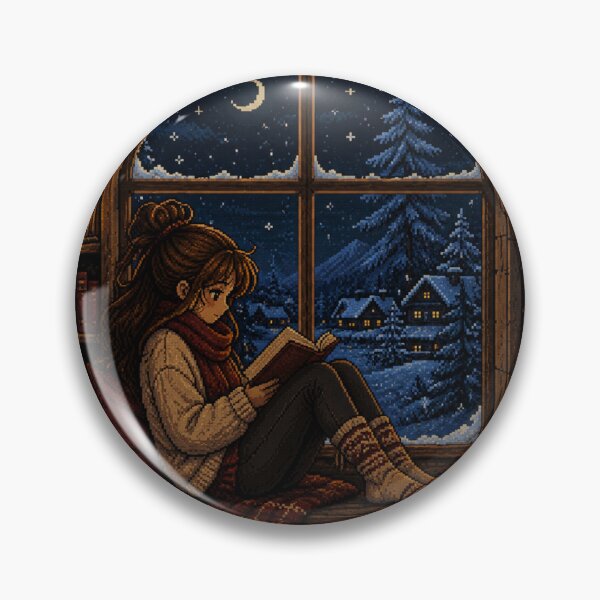 Item preview, Cozy Winter Reading Girl designed and sold by MySthore.