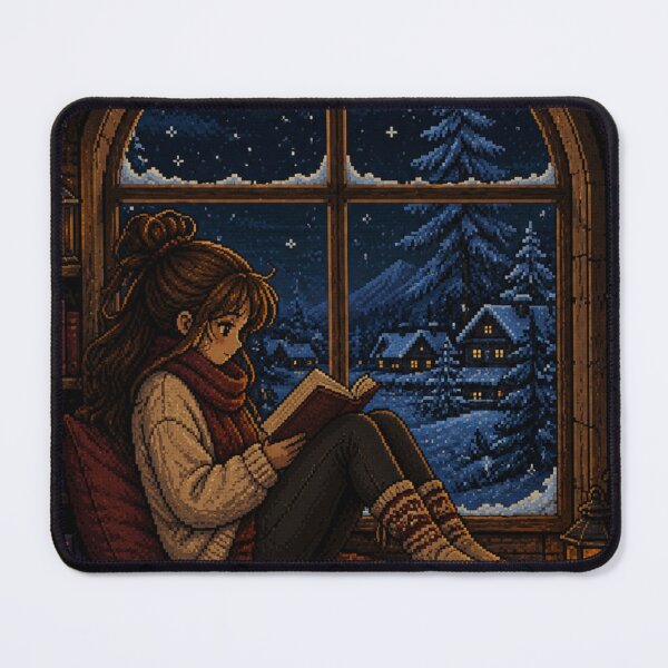 Item preview, Cozy Winter Reading Girl designed and sold by MySthore.