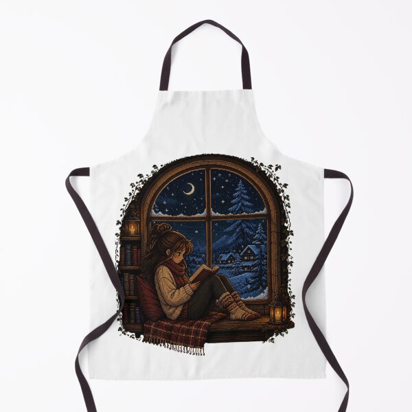Item preview, Cozy Winter Reading Girl designed and sold by Mysthor-Designs.