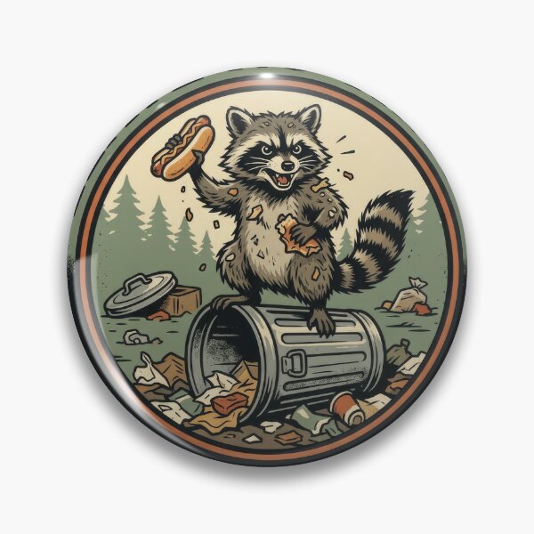 Item preview, Leave no Trace, National Park Racoon T Shirt designed and sold by RustyGhostWear.