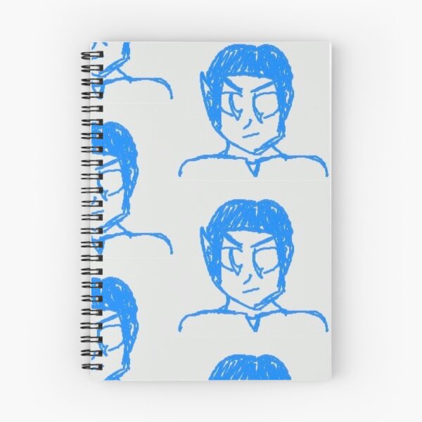 Item preview, Blue Anime Character Portrait Sketch designed and sold by KaleChub.