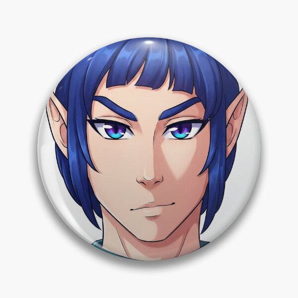 Item preview, Digital Illustration of Blue Haired Elf Character designed and sold by KaleChub.