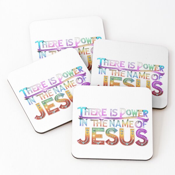 Item preview, There is Power in the name of JESUS - Christian Faith Typography  designed and sold by KALDESIGNS777.