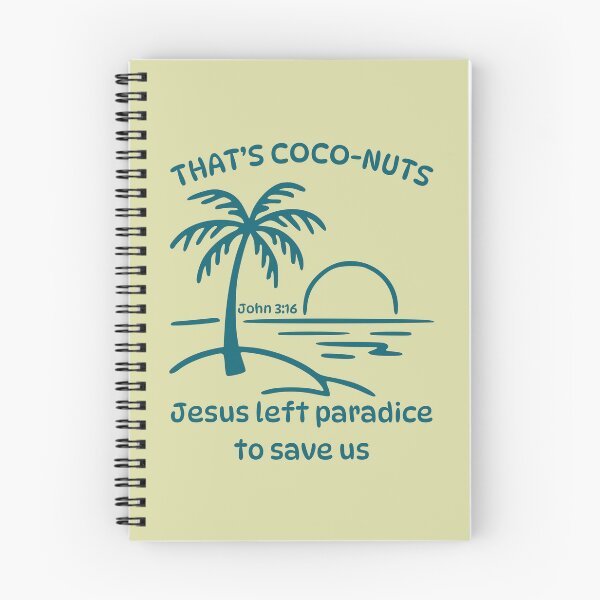 Item preview, Coconuts Jesus Saves John 316 Love Palm Tree Tropical Beach Summer Green designed and sold by Forevermore.