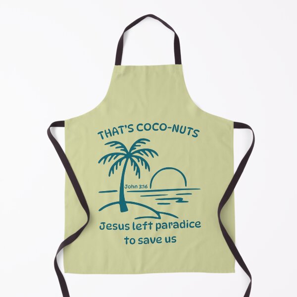 Item preview, Coconuts Jesus Saves John 316 Love Palm Tree Tropical Beach Summer Green designed and sold by Forevermore.