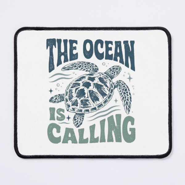 Item preview, The Ocean Is Calling Sea Turtle Vintage Beach Graphic designed and sold by AveniaOficial.