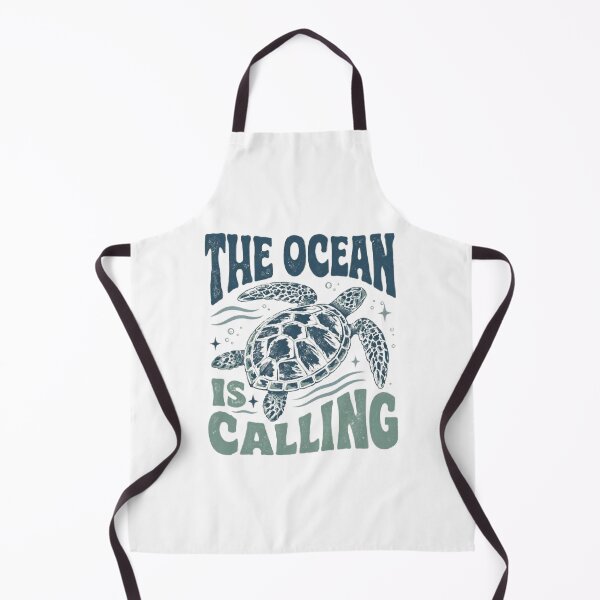 Item preview, The Ocean Is Calling Sea Turtle Vintage Beach Graphic designed and sold by AveniaOficial.
